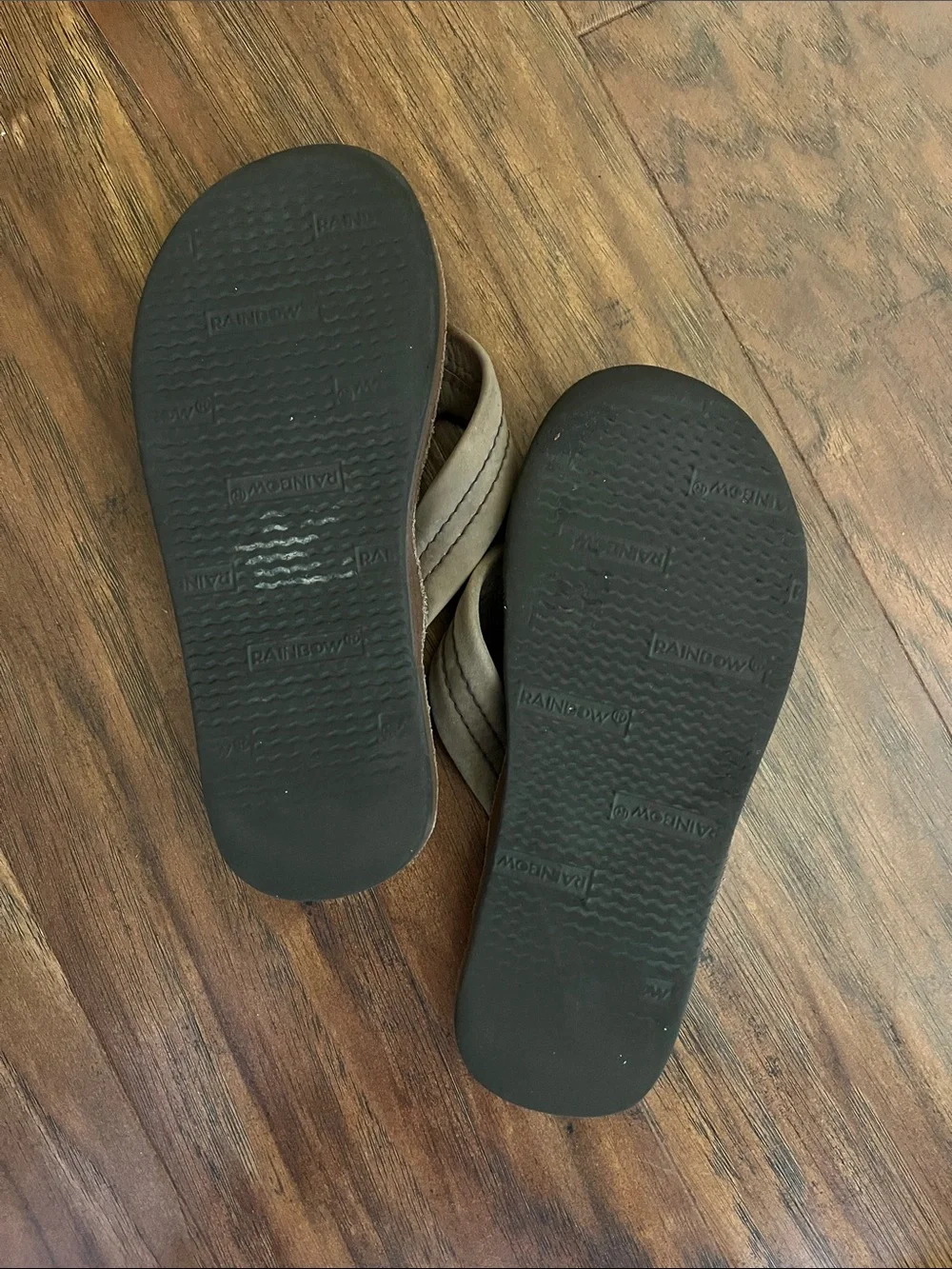 Rainbow Boys Espresso Brown Suede Flip-Flop Sandals